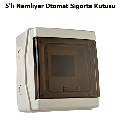 5`li Nemliyer Otomat Sigorta Kutusu 