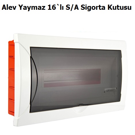 Alev Yaymaz 16`l Sva Alt Otomat Sigorta Kutusu