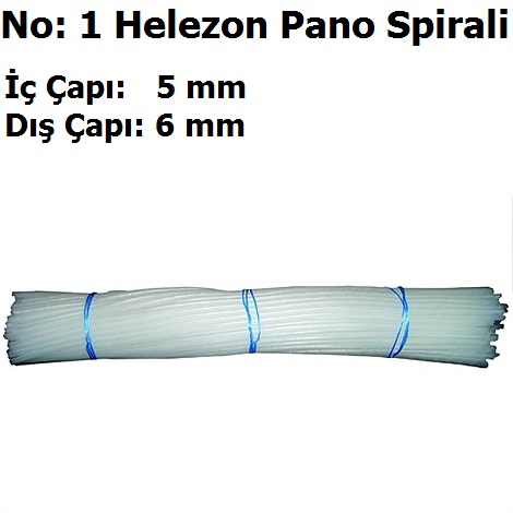 5-6mm No: 1 Helezon Pano Spirali