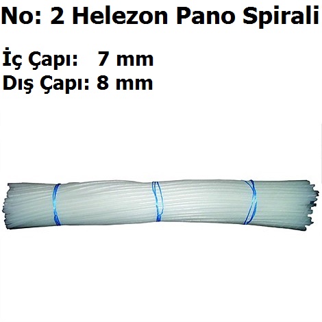 7-8mm No: 2 Helezon Pano Spirali