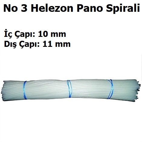 10-11mm No: 3 Helezon Pano Spirali