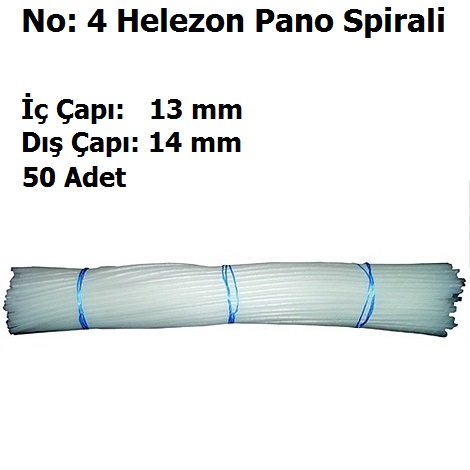 13-14mm No: 4 Helezon Pano Spirali