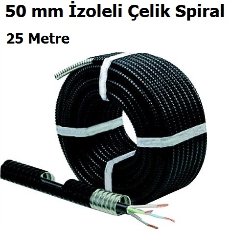 50 mm zoleli elik Spiral Boru