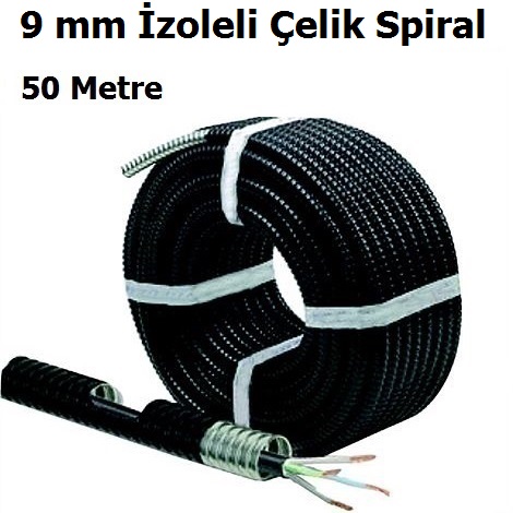 9 mm zoleli elik Spiral Boru