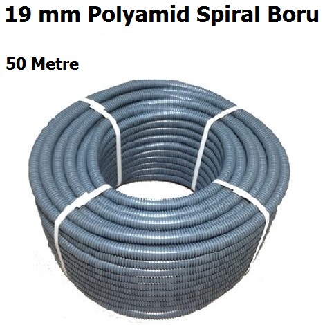 19 mm Polyamid Spiral Boru