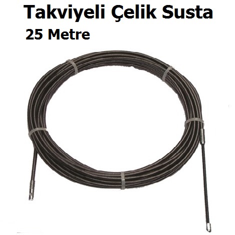 25 Metre Takviyeli elik Susta