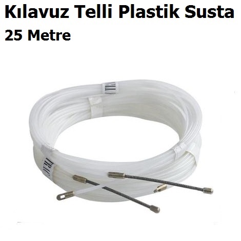 25 Metre Klavuz Telli Plastik Susta