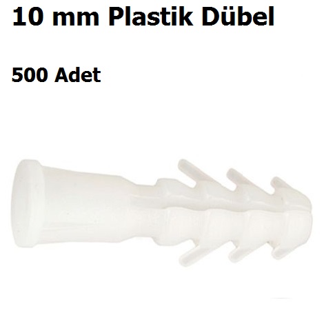 10 mm Plastik Dbel