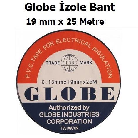 19 mm x 25 Metre Globe zole Bant