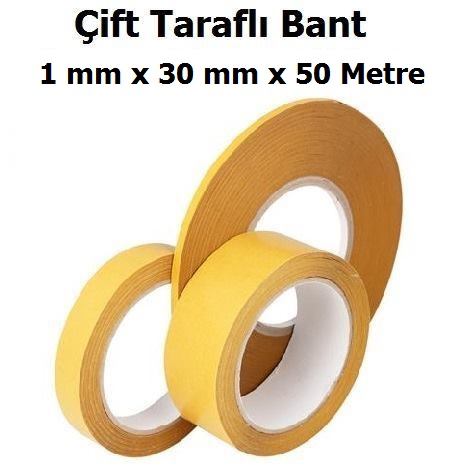 1 mm x 30 mm x 50 Metre ift Tarafl Bant