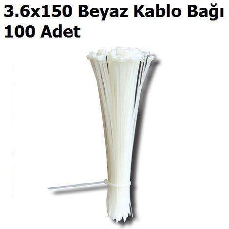 3.6x150 Beyaz Kablo Ba