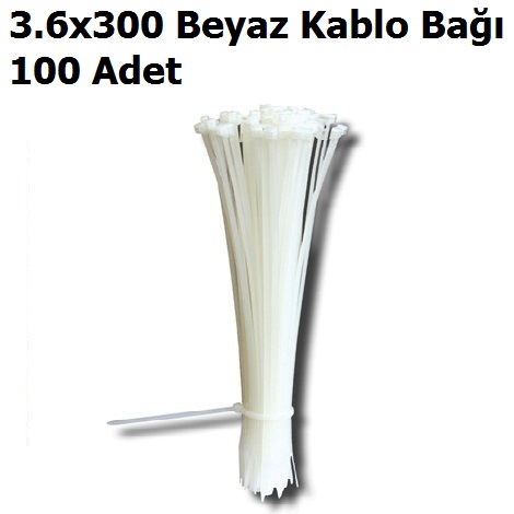 3.6x300 Beyaz Kablo Ba