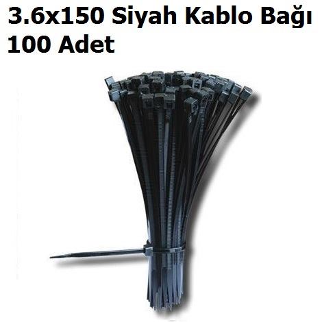 3.6x150 Siyah Kablo Ba
