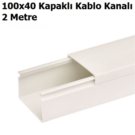 100x40 Kapakl Kablo Kanal