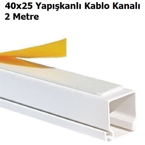 40x25 Yapkanl Kablo Kanal