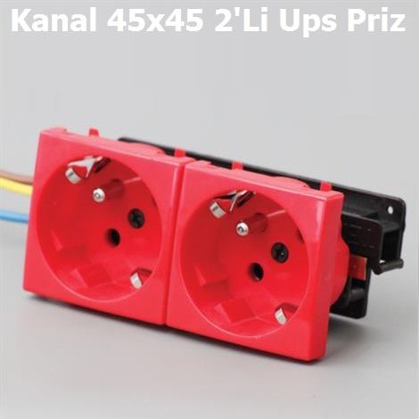 Kablo Kanal 45x45 2`Li Ups Priz