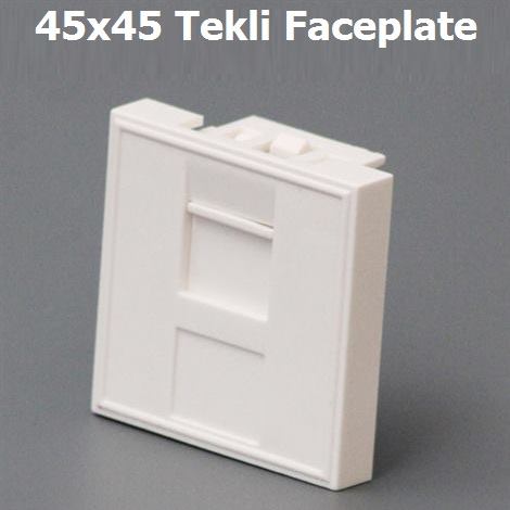 45x45 Tekli Faceplate