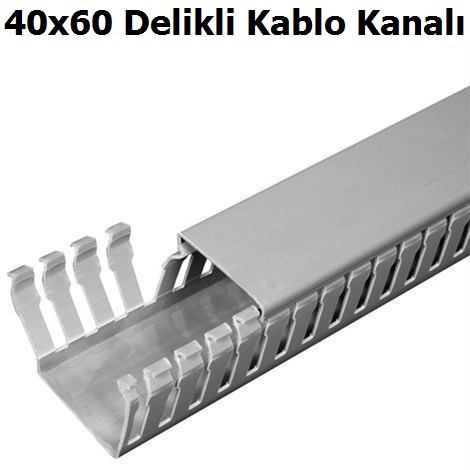 40x60 Delikli Kablo Kanal