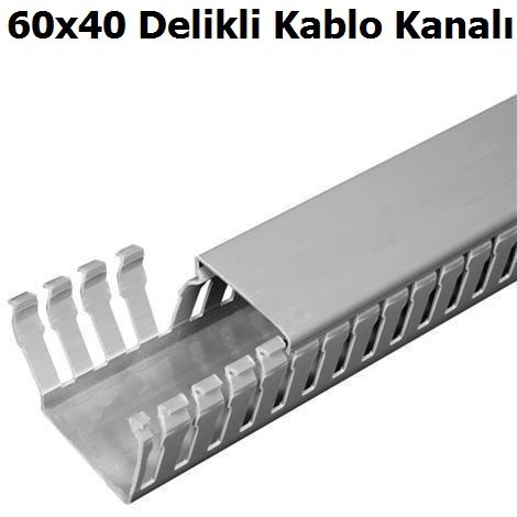 60x40 Delikli Kablo Kanal