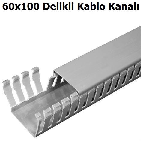 60x100 Delikli Kablo Kanal