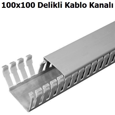100x100 Delikli Kablo Kanal