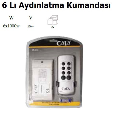 6 L Aydnlatma Kumandas