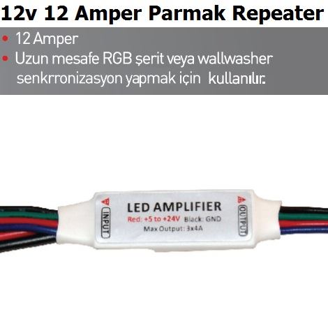12v 12 Amper Parmak Repeater