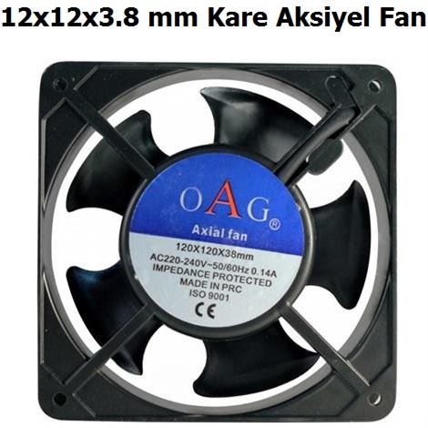 OAG 12x12 Kare Aksiyel Fan