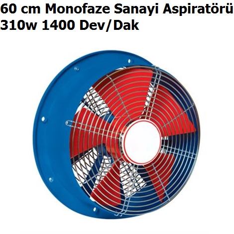 60 cm Monofaze Sanayi Aspiratr