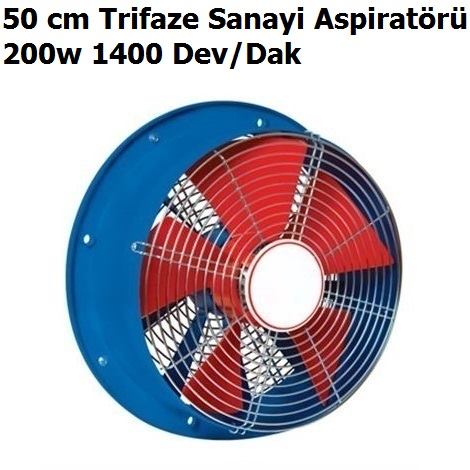 50 Lik Trifaze Sanayi Aspiratr