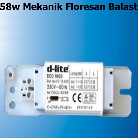 58w Floresan Balast