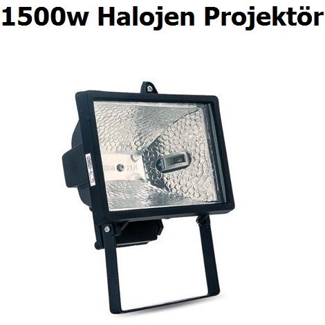 1500w Halojen Projektr