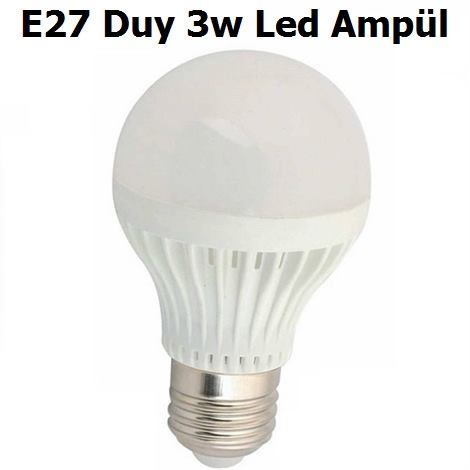 E27 Duy 3w Led Ampl