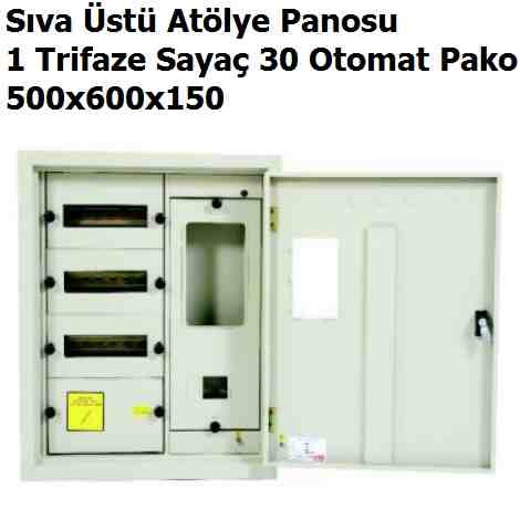 Sva st 1 Trifaze Saya 30 Otomat Atlye Panosu