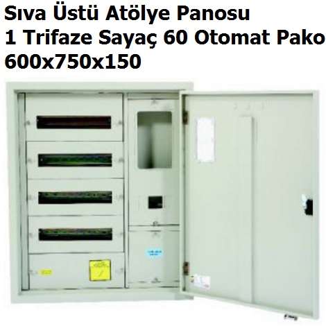 Sva st 1 Trifaze Saya 60 Otomat Atlye Panosu