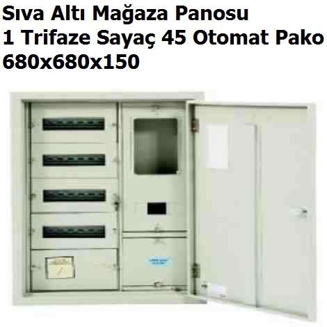 Sva Alt 1 Trifaze Saya 45 Otomat Maaza Panosu