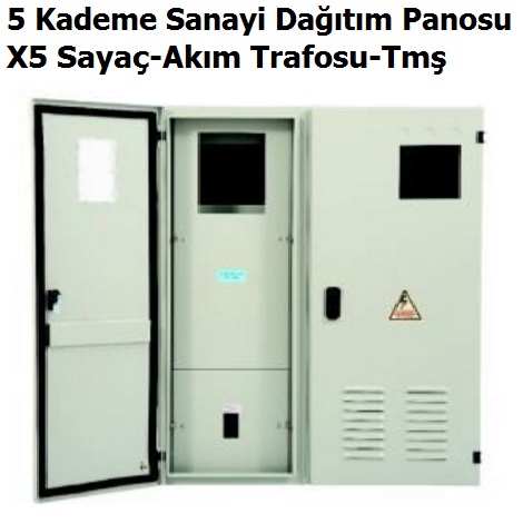 X5 Saya Tm 5 Kademe Sanayi Kompanzasyon Panosu