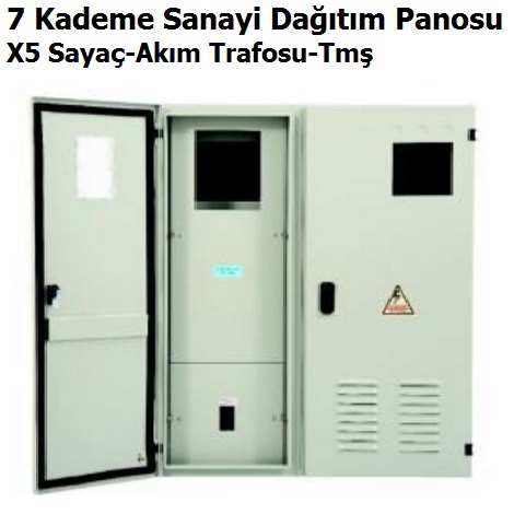 X5 Saya Tm 7 Kademe Sanayi Kompanzasyon Panosu