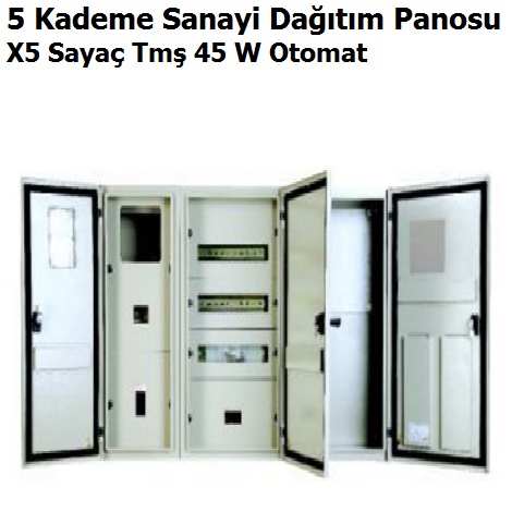 X5 Saya Tm 45 W Otomat Sanayi Kompanzasyon Panosu