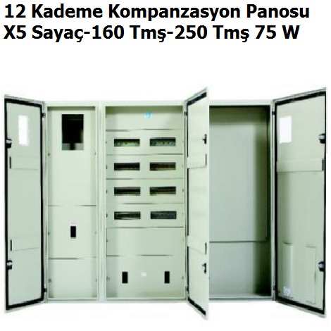 X5 Saya 2 Adet Tm 12 Kademe Kompanzasyon Panosu