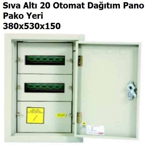 Sva Alt 20 Otomat Pako Yeri Datm Panosu