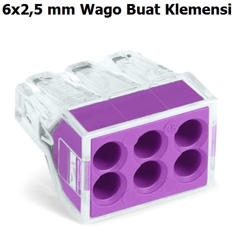 6x2,5 mm Wago Buat Klemensi