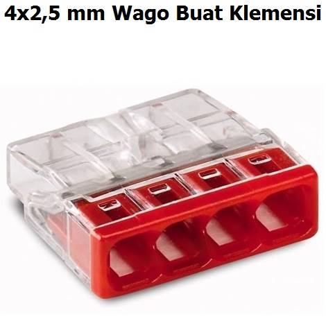 4x2,5 mm Wago Buat Klemensi