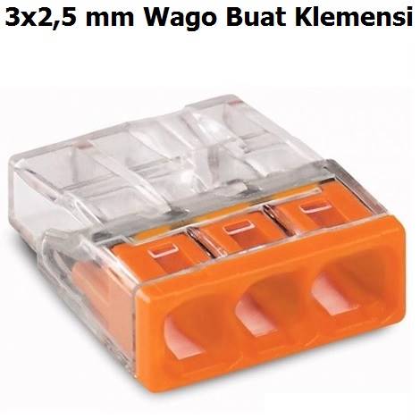 3x2,5 mm Wago Buat Klemensi