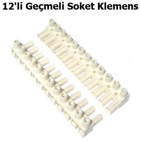 12`li Gemeli Soket Klemens