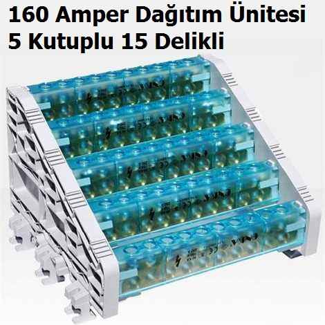 5 Kutuplu 15 Delikli 160 Amper Datm nitesi