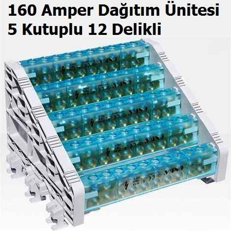 5 Kutuplu 12 Delikli 160 Amper Datm nitesi