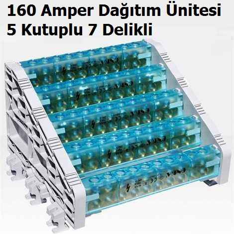 5 Kutuplu 7 Delikli 160 Amper Datm nitesi