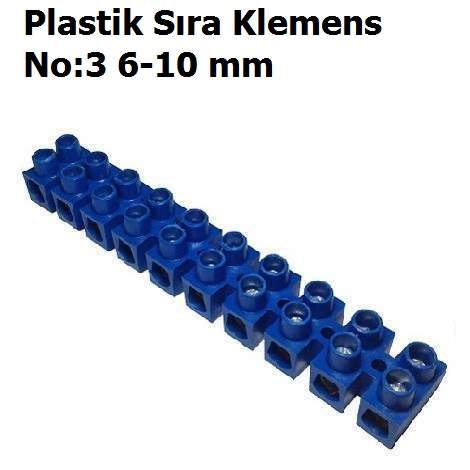 No:3 6-10 mm Plastik Sra Klemens