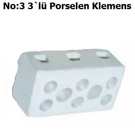 No:3 3`l Porselen Klemens